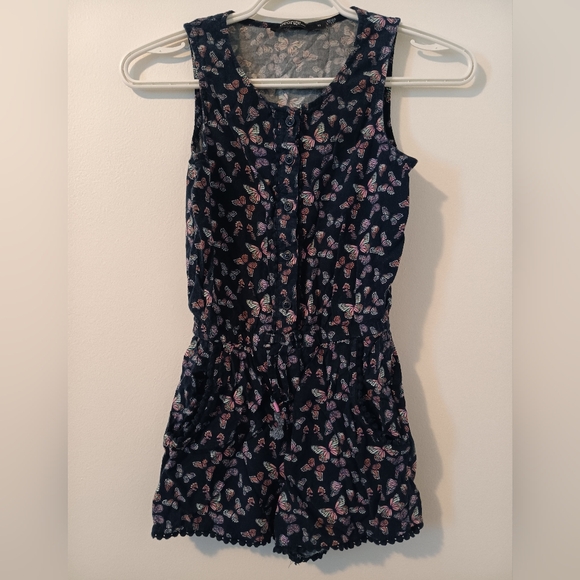 George Other - George Butterfly Print Top - Black and Pink